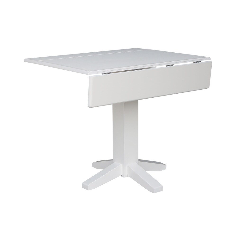 Square Dual Drop Leaf Dining Table