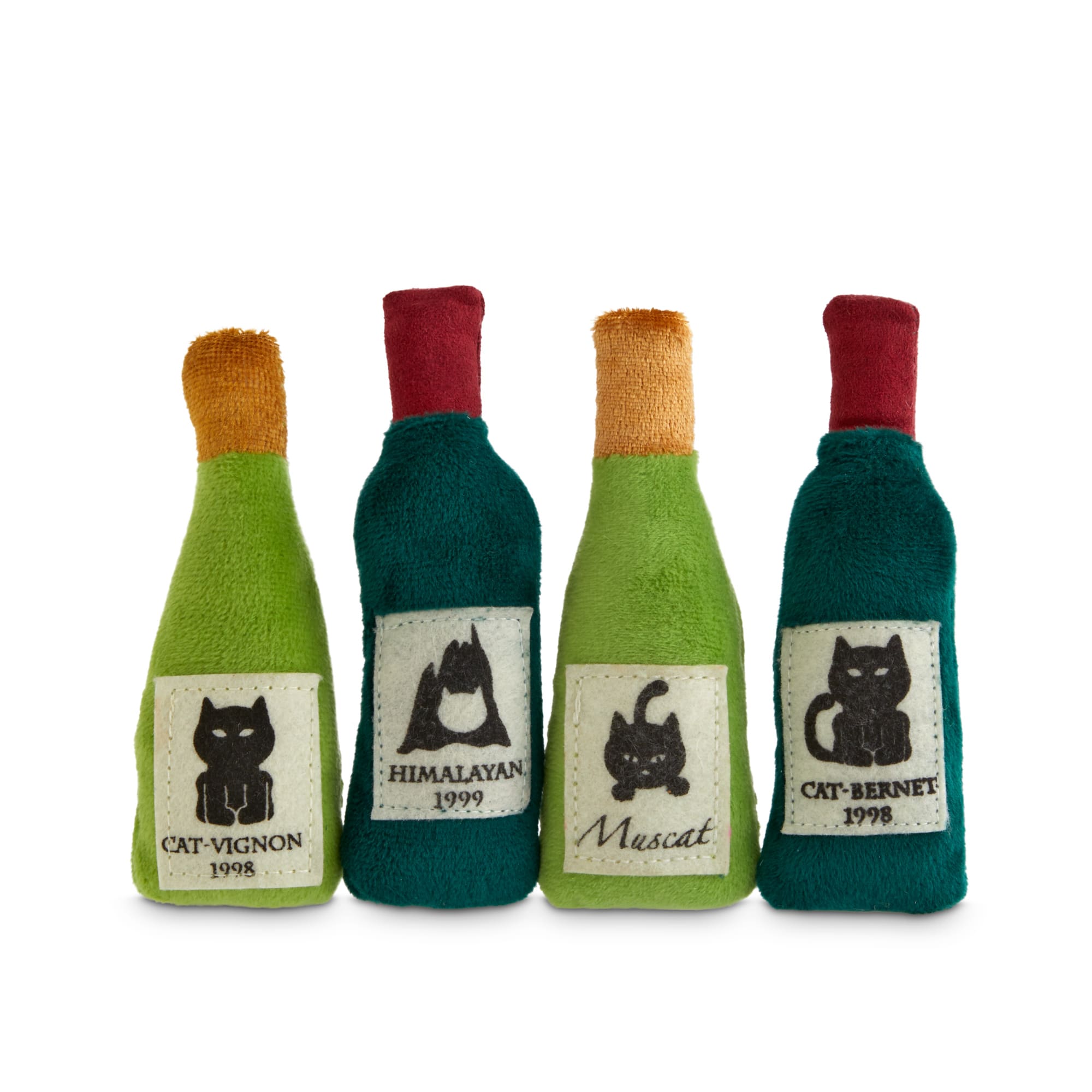 Leaps  Bounds Case of Wine Cat Toy， 4 Pack