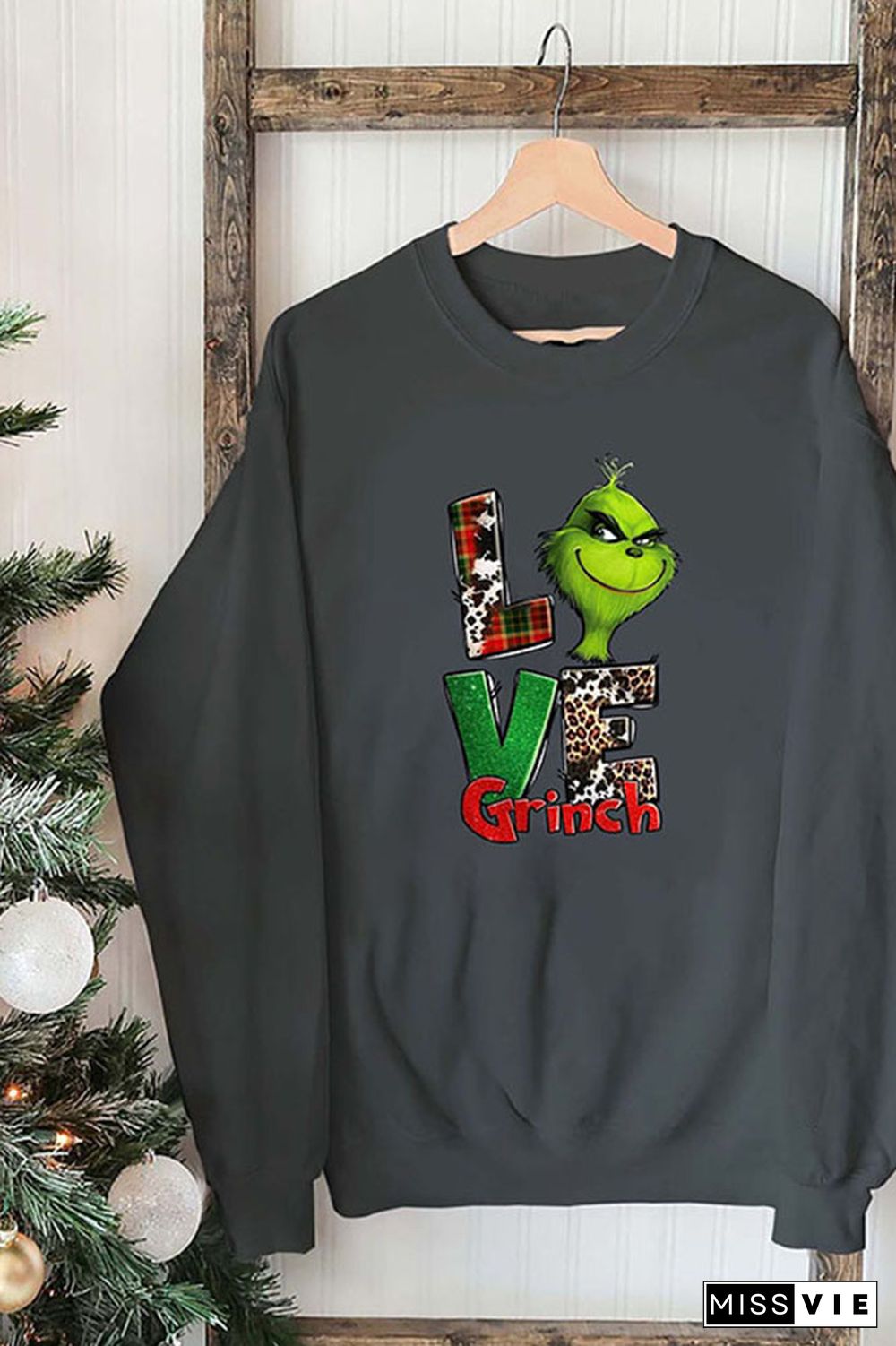 Love Grinch,Christmas Classic Crew Sweatshirt Wholesale