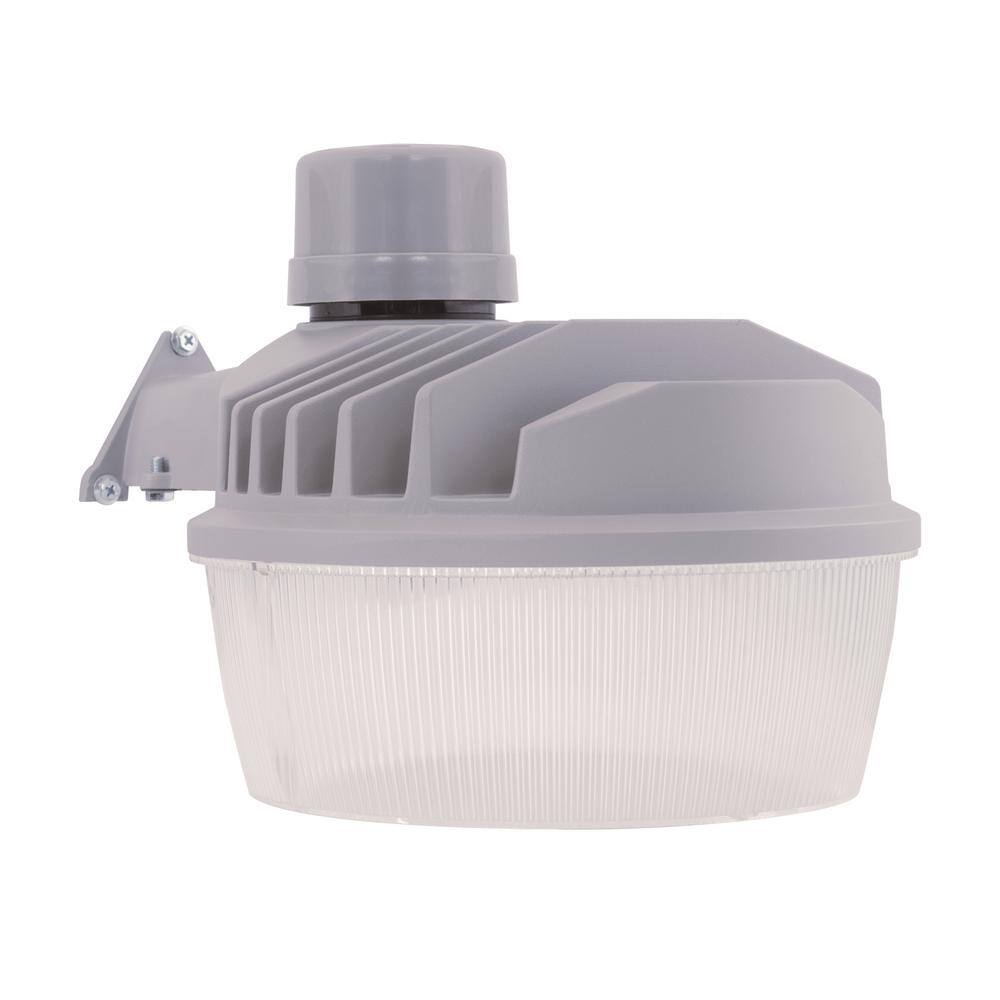 Halo ALS 100-Watt Equivalent Integrated LED Gray Dusk to Dawn Area Light 4000K ALS10A40GY