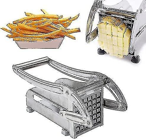 Stainless Steel Manual Potato Cutter French Fries Slicer Potato Chips Maker