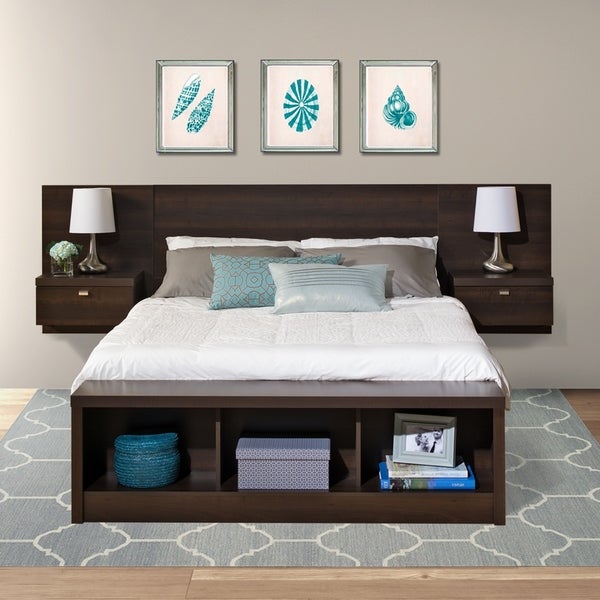 Prepac Series 9 Designer Floating Queen Headboard - - 21895147