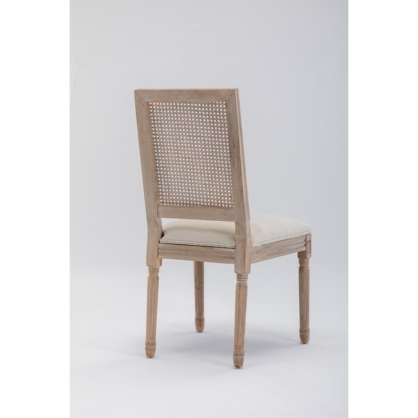 Dining Chair ，Seat of 2，Cream