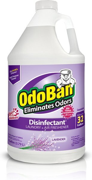 OdoBan Disinfectant Laundry and Air Freshener Concentrate， Lavender Scent