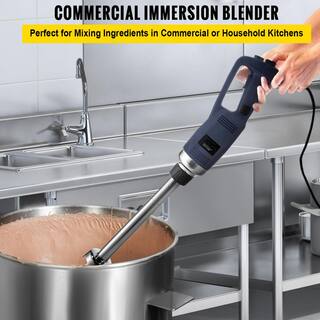 VEVOR Commercial Immersion Blue Blender Variable Speed Heavy Duty Hand Mixer 304 Stainless Steel Hand Blender SCJBQ750W50CM1319V1