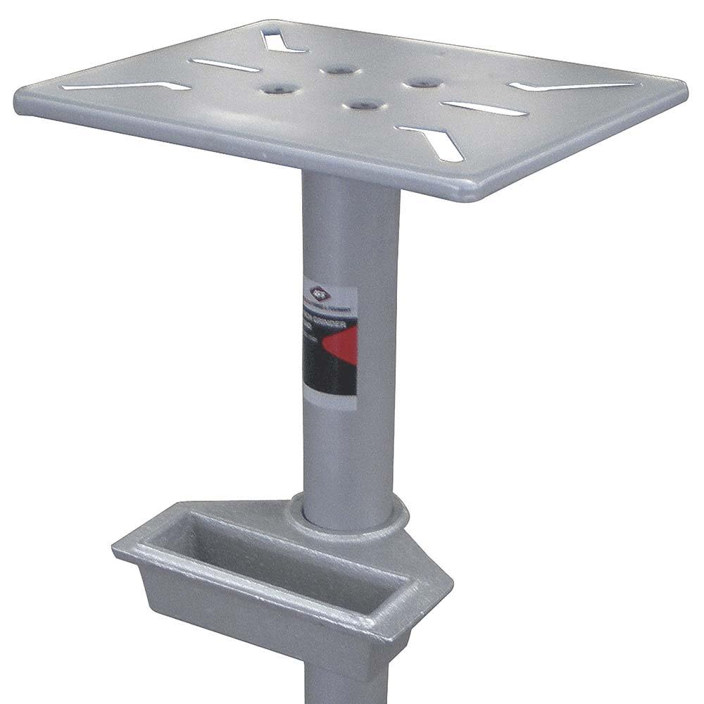 American Forge and Foundry Bench Grinder/Vise Pedestal Stand， 32 In. Fixed Height ;