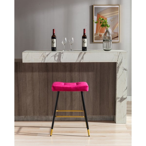 Vintage Backless Counter Height Counter and Bar Stools