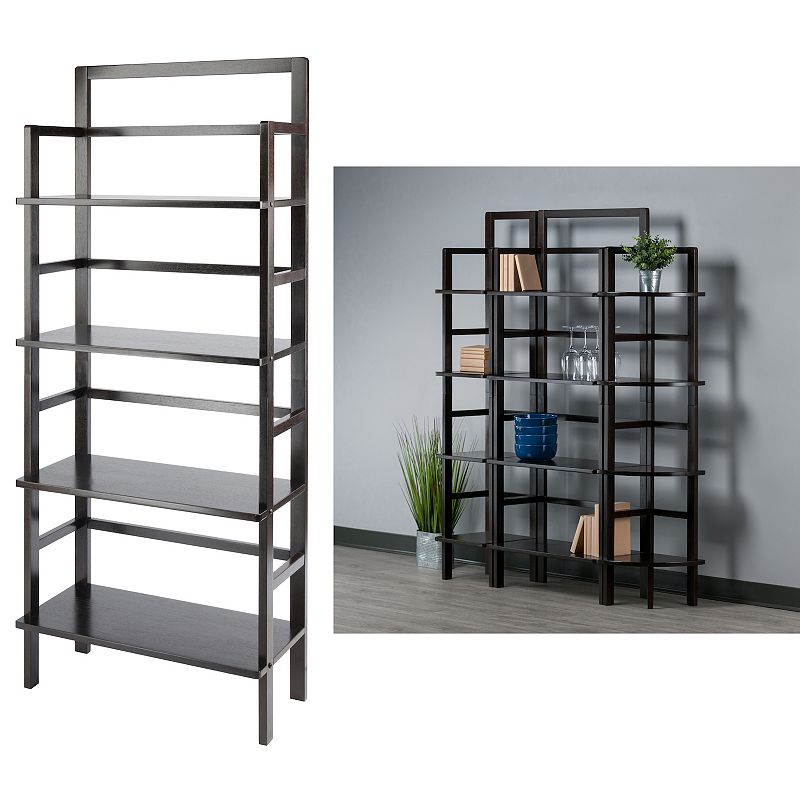 Winsome Aiden 4-Shelf Baker's Rack Bookcase