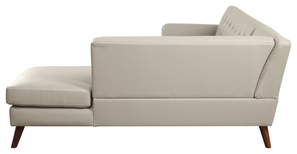 Essick II Sectional Sofa   Midcentury   Sectional Sofas   by Acme Furniture  Houzz