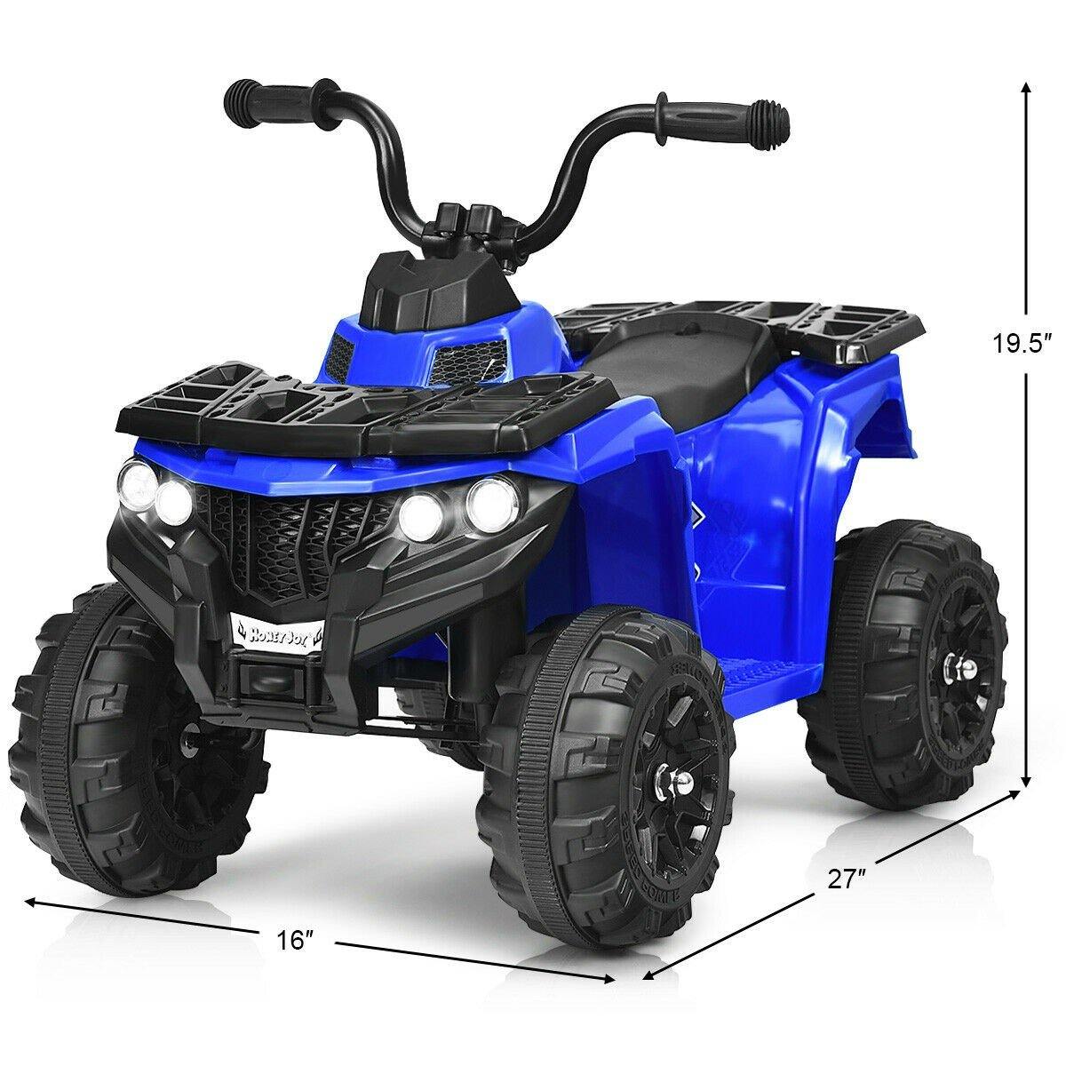 Ride on ATV, 6V Battery Powered Kids Electric Vehicle