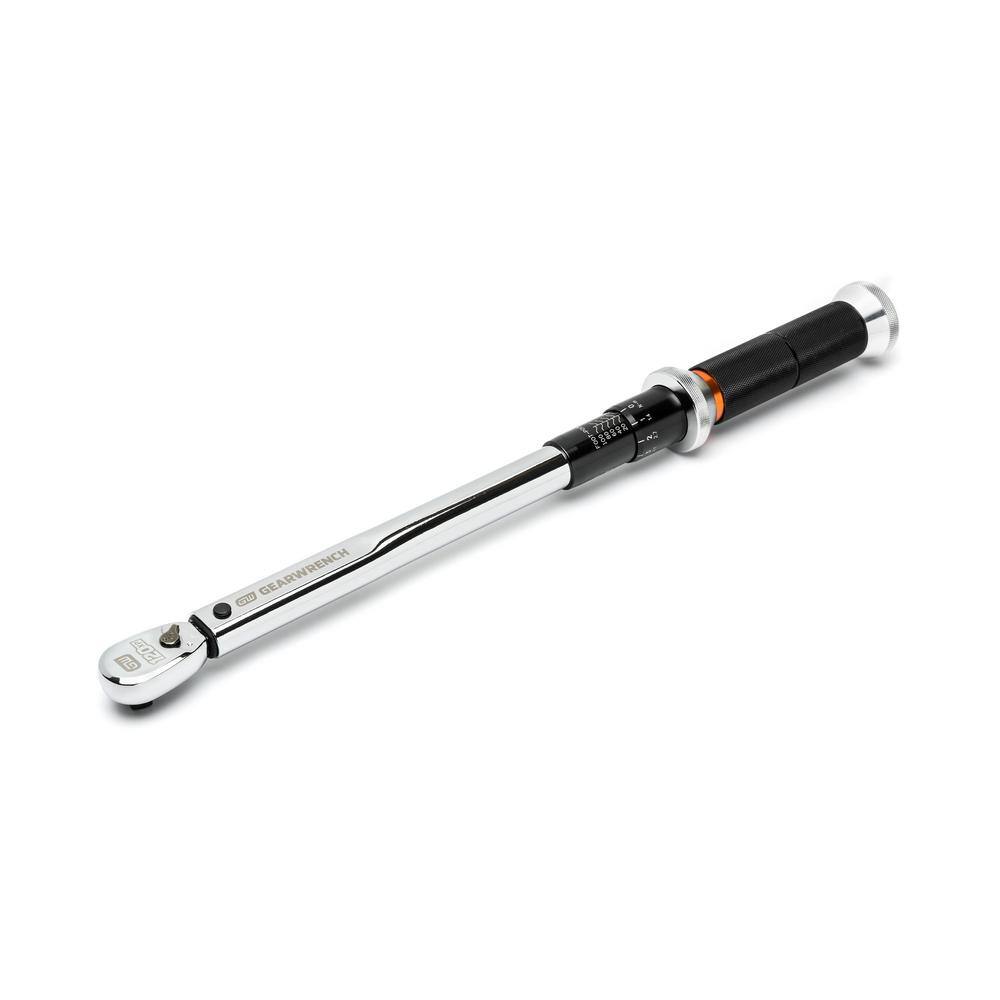 GEARWRENCH 38 in. Drive 120XP 10-100 ft.lbs. Micrometer Torque Wrench 85176