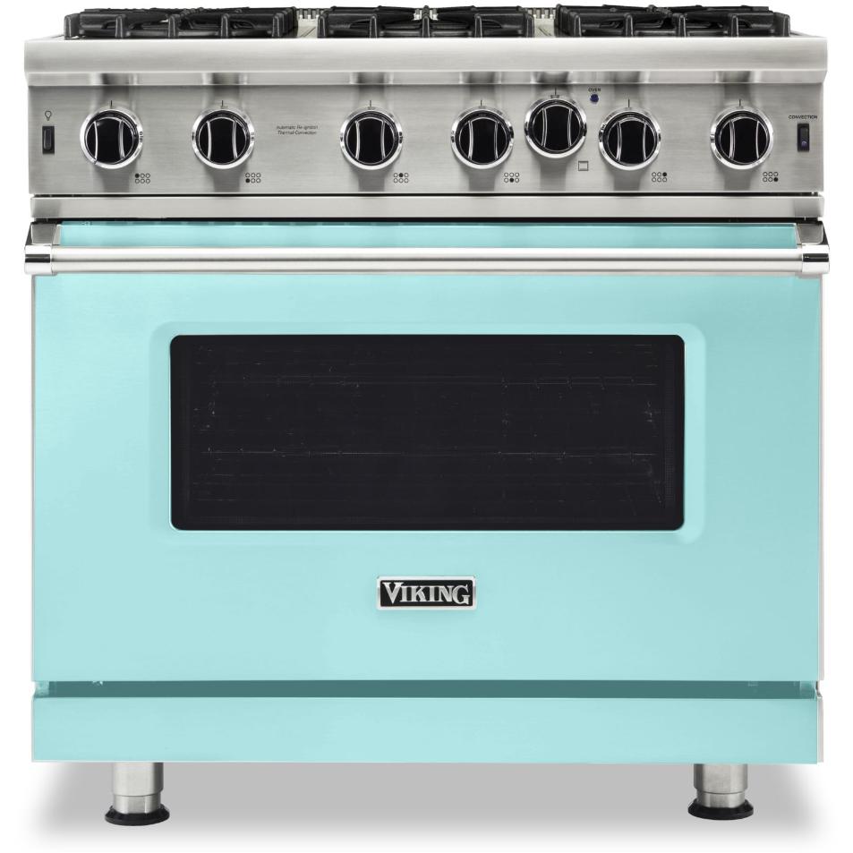 Viking 36-inch, 5.1 cu.ft. Freestanding Gas Range with Convection Technology VGIC5362-6BBWLP