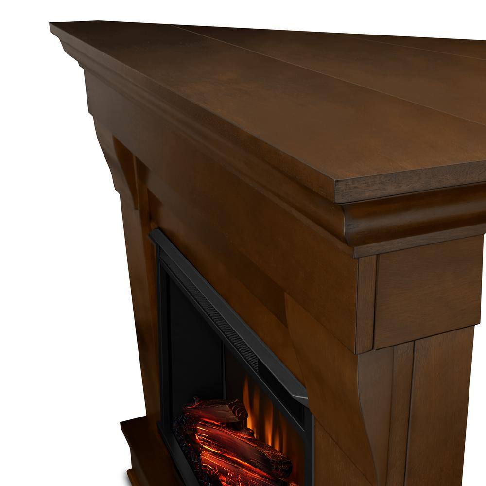 Real Flame Chateau 41 in. Corner Electric Fireplace in Espresso 5950E-E