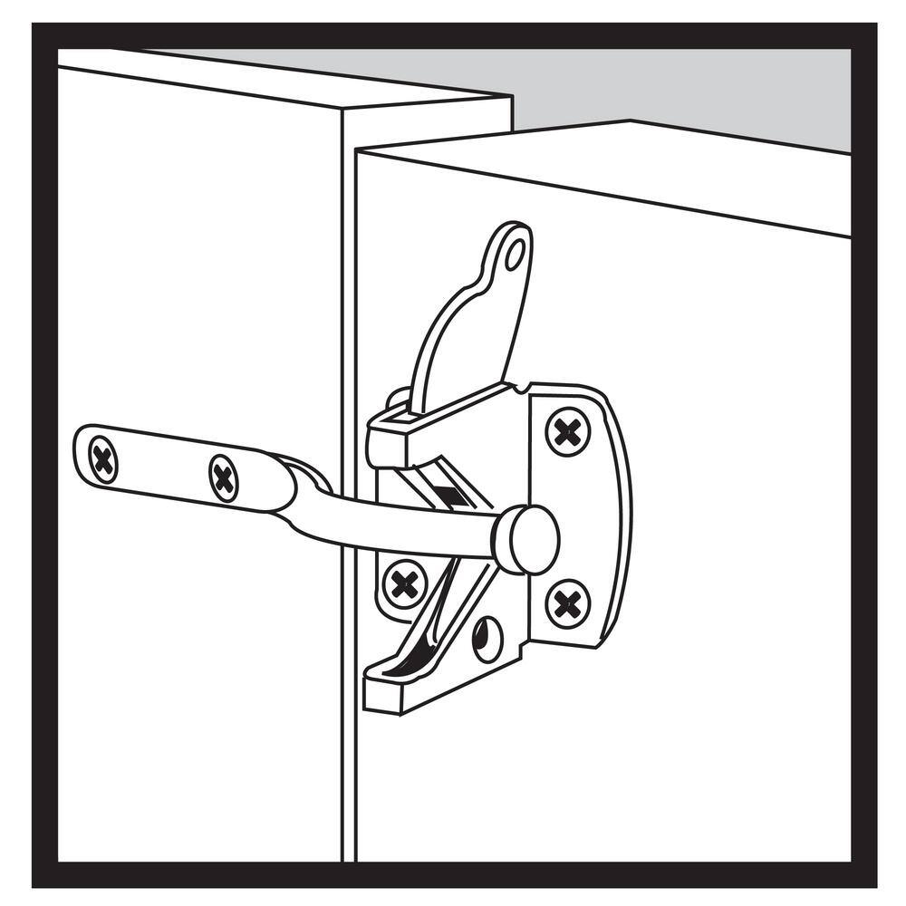 Everbilt Black Gate Latch 15462