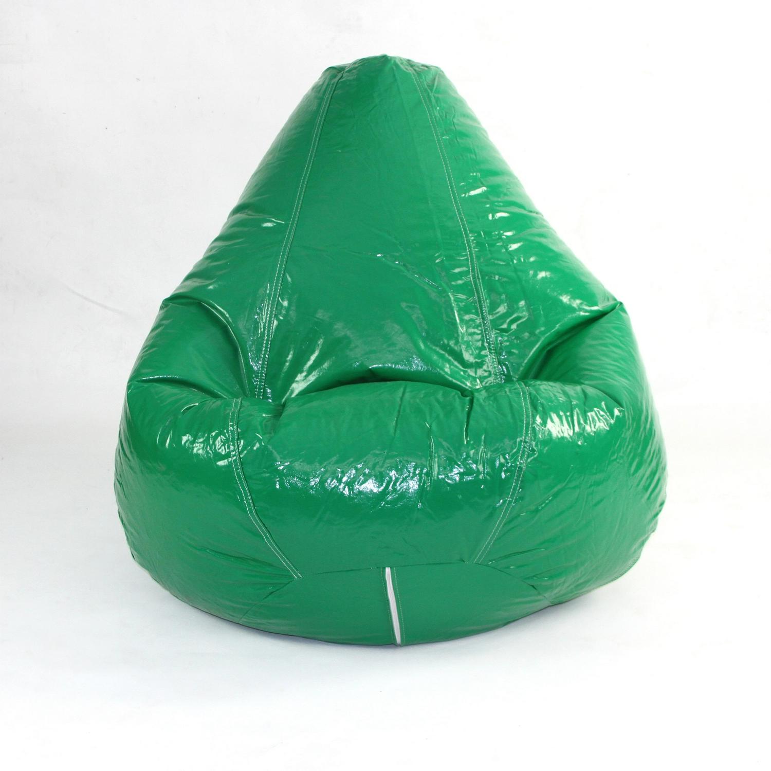 AFA， INC Wetlook Adult Bean Bag Green