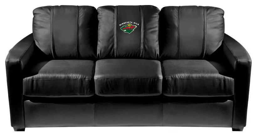 Minnesota Wild NHL Silver Sofa   Contemporary   Sofas   by DreamSeats LLC  Houzz