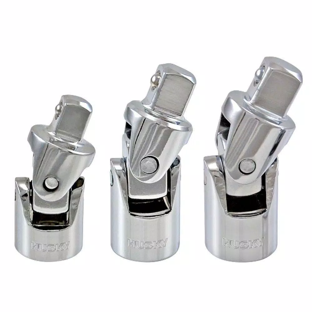 Husky 1/4， 3/8 and 1/2 in. Universal Joint Set (3-Piece) and#8211; XDC Depot