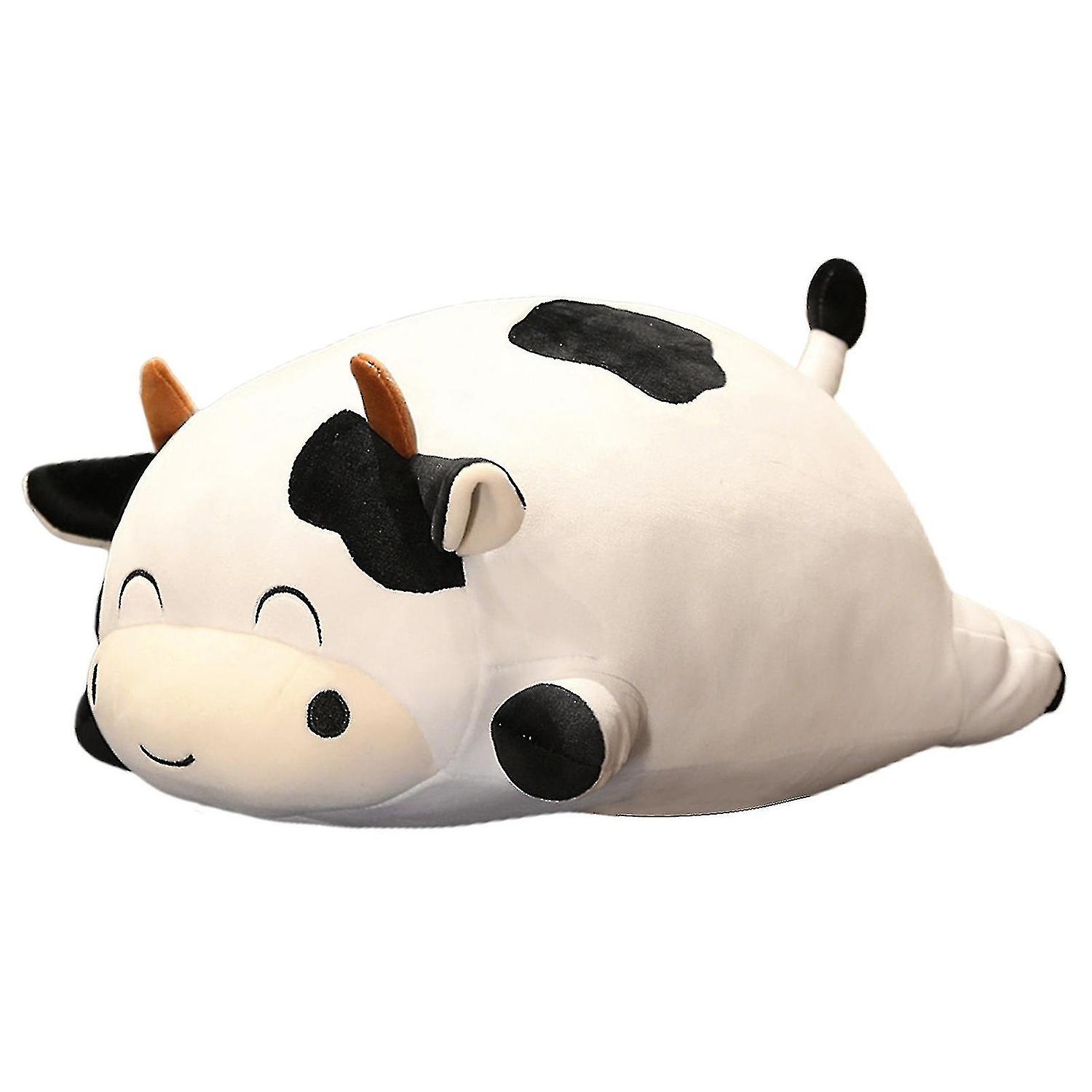 35cm Cow Plush Toy Sleeping Accompany Doll Pillow Birthday Gift