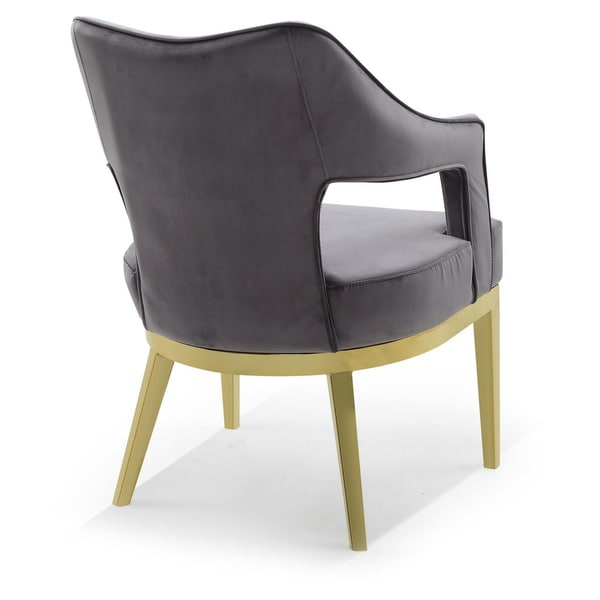 Chic Home Danu Velvet Upholstered Accent Chair