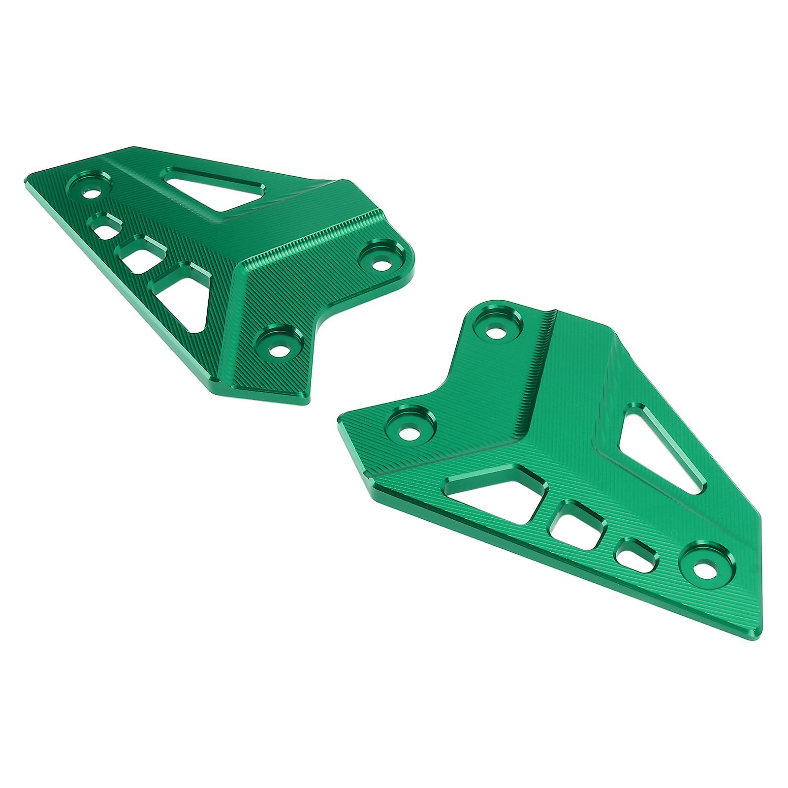 Motorcycle Foot Peg Protector Rear Plate Heel Guard Aluminum Alloy Replacement For Z900 20172021green