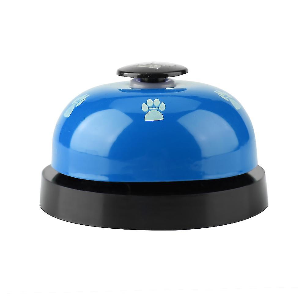 Iron Sturdy Durable Cute Cartoon Pet Bell for Dog Cat Interactive Toy(Blue)