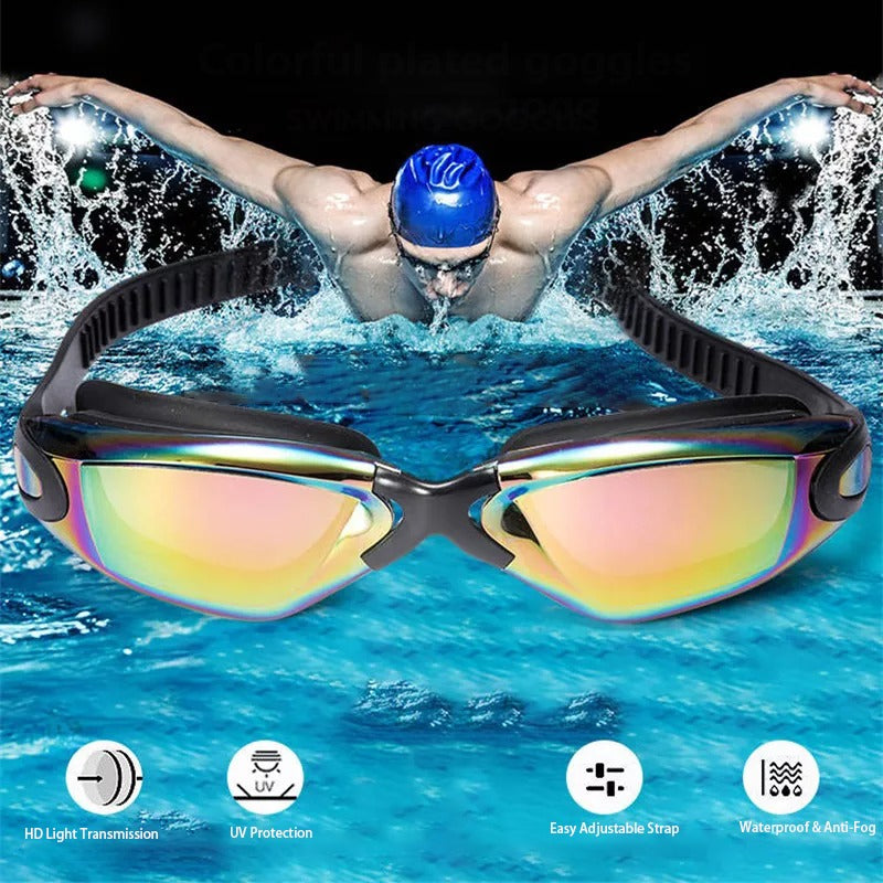 Link Active Swim Goggle With Fast Clasp Technology UV Protection Leak & Fog Proof Wide View Adult/Youth