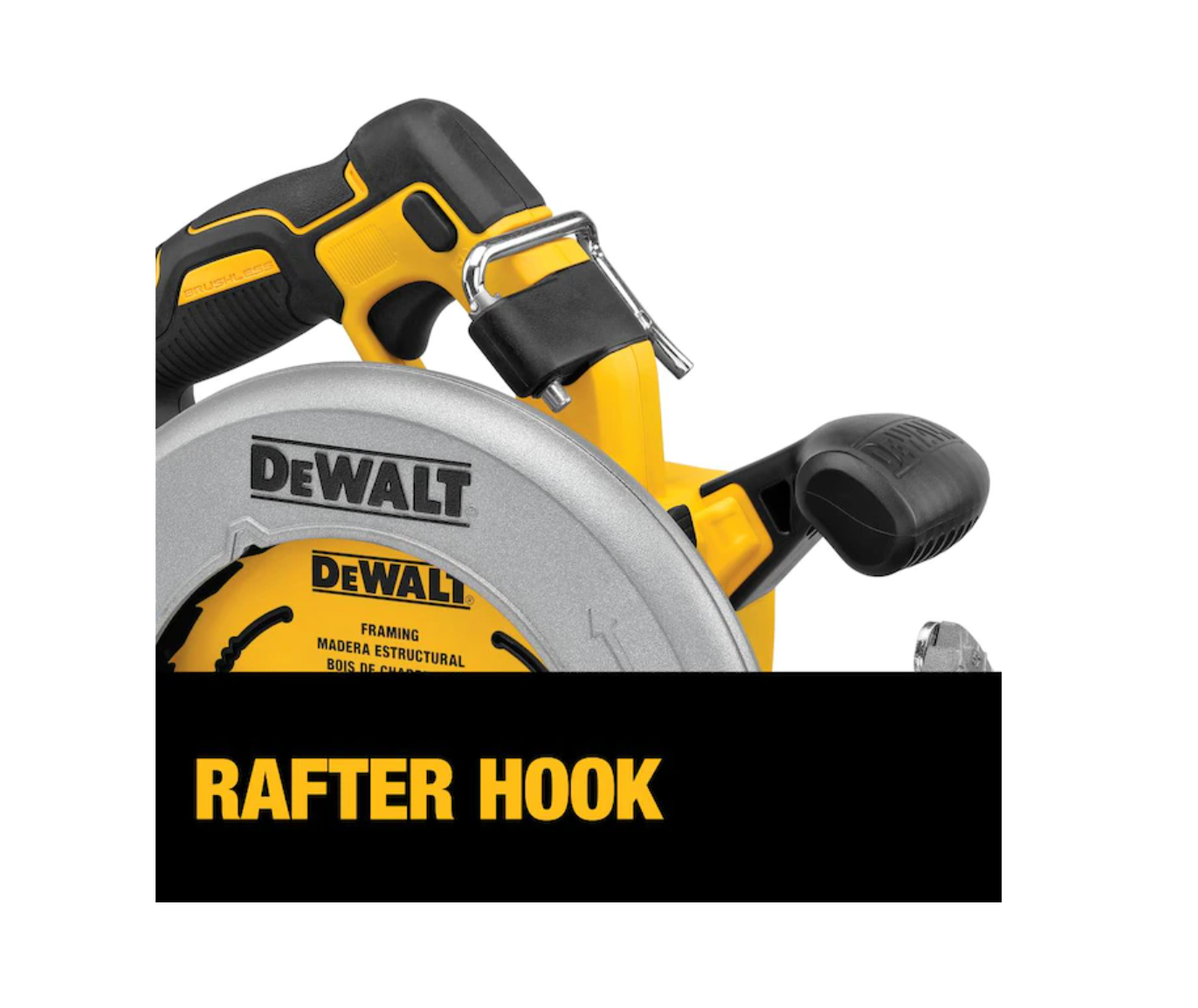 DEWALT DCS574W1 XR POWER DETECT 20-Volt Max 7-1/4-in Brushless Cordless Circular Saw (1-Battery and Charger Included)