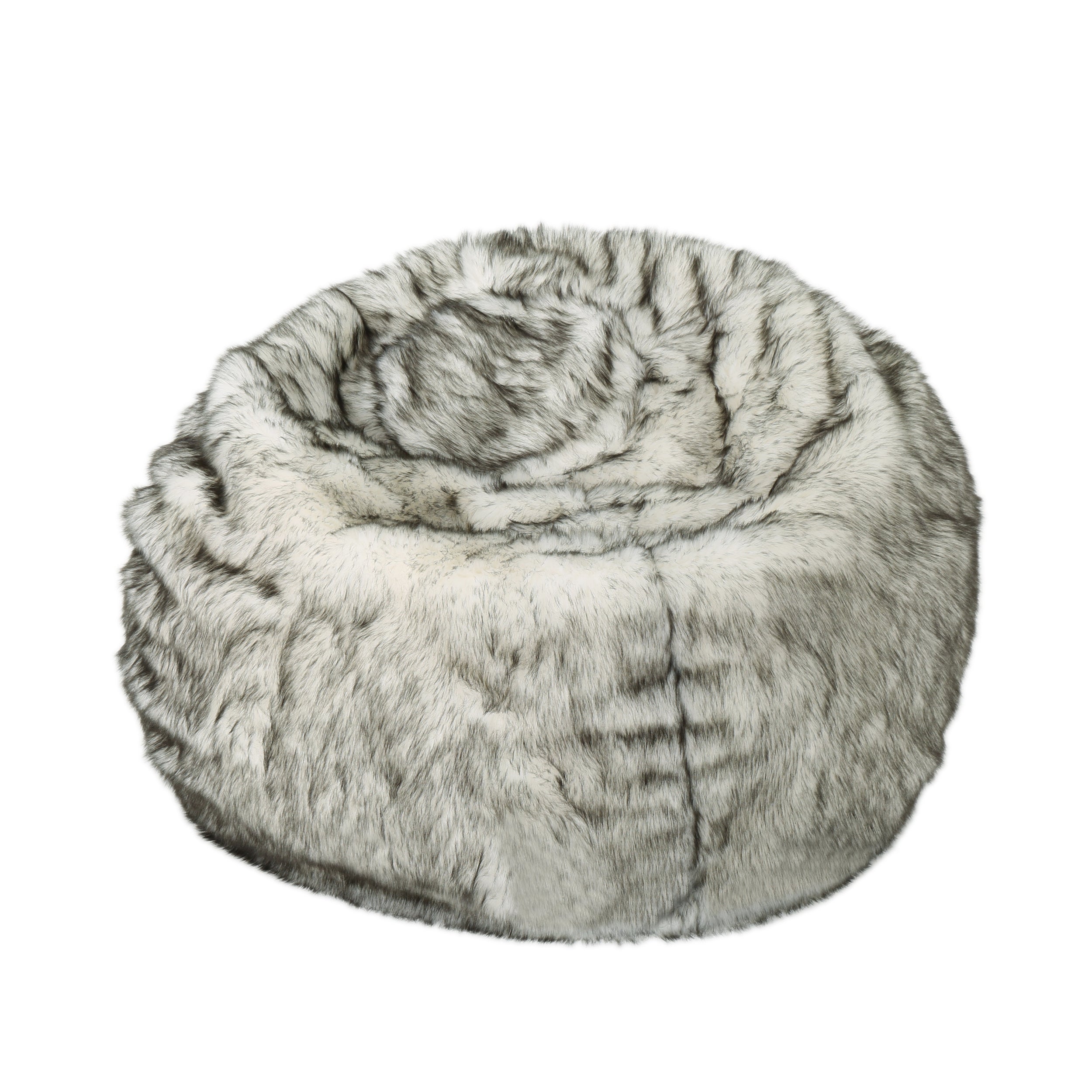 Leslie Modern 3 Foot Faux Fur Bean Bag Cover