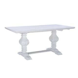 Linon Home Decor Reeser White Dining Table HD221982