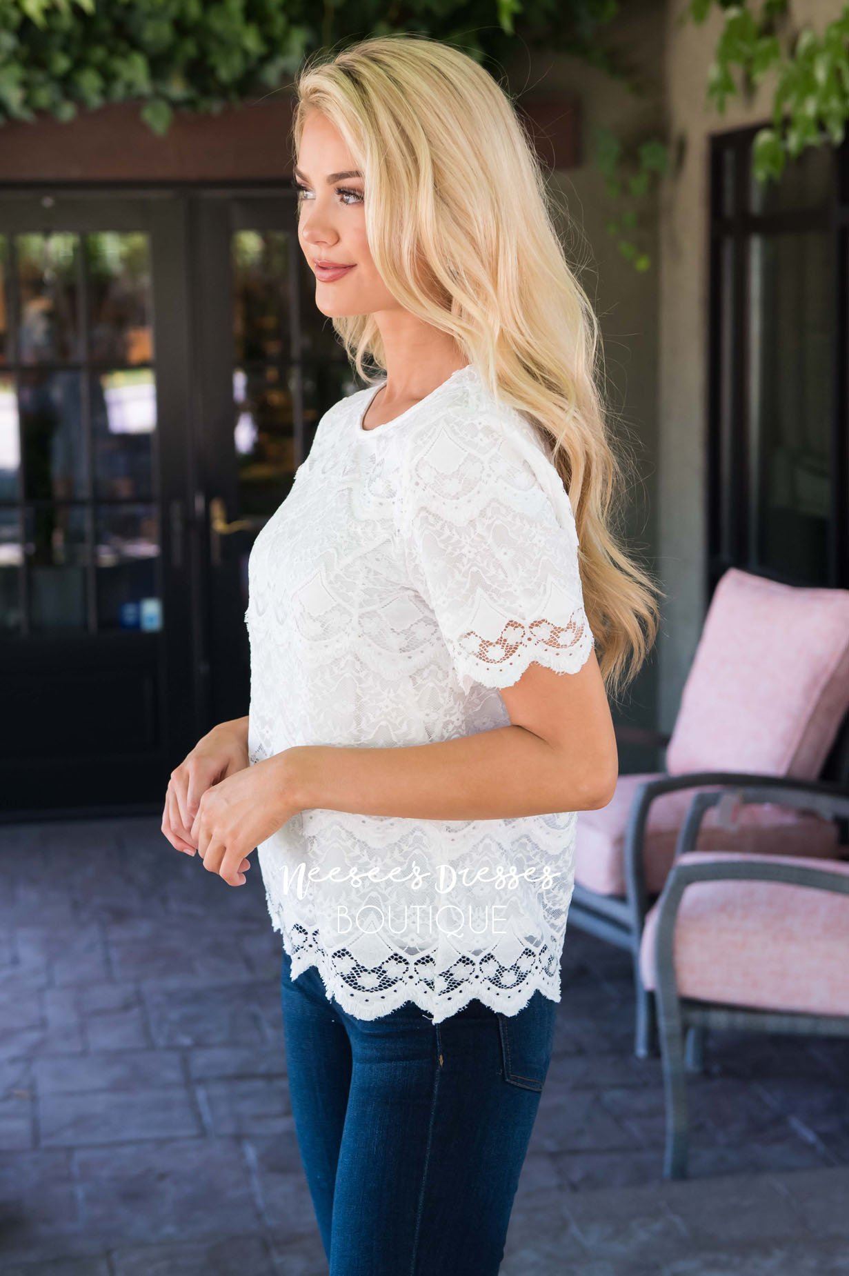 A Delicate Statement Lace Top