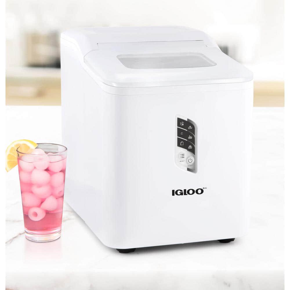 IGLOO 26 lb Portable Ice Maker in White