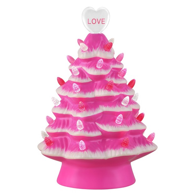 Ceramic Led Valentine Tree