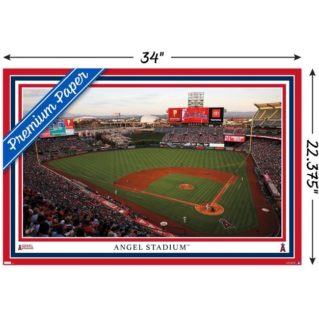 Trends International Mlb Los Angeles Angels Angel Stadium 22 Unframed Wall Poster Prints