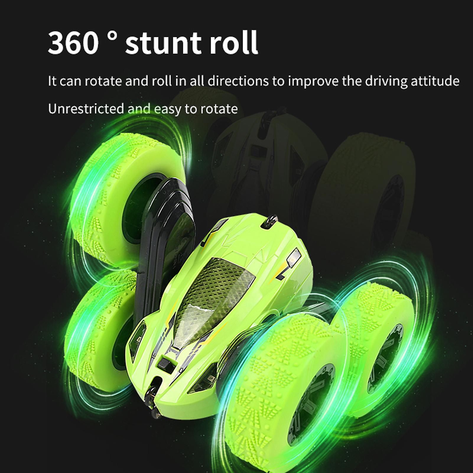 Rc Stunt Car For Kids Double Sided 2.4ghz 4wd Remote Control Stunt Car 360 Stunt Roll Vehicles With Light No.287826