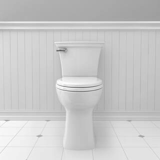 American Standard Rumson 2-Piece 1.28 GPF Single Flush Elongated Toilet in White Seat is Included 719AA101.020🎉Limited Time Offer🎉