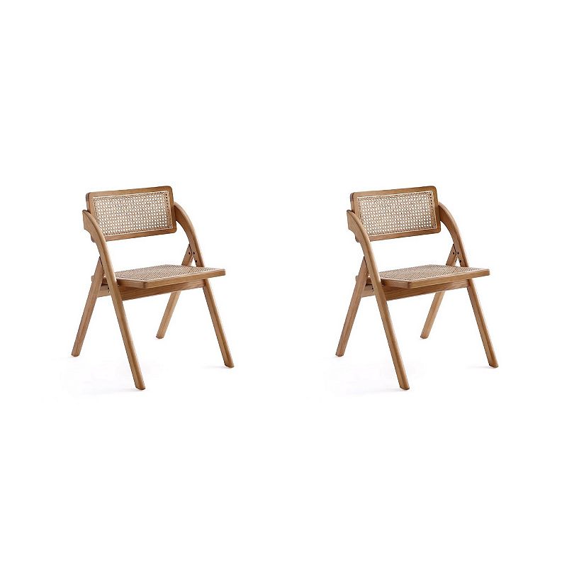 MANHATTAN COMFORT Lambinet Folding Dining Chair 2-piece Set