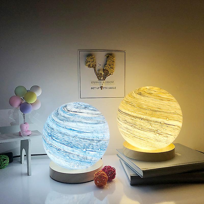 Led Night Light 3d Moon Lamp Plug In 3 Modes Lighting Home Decor Beside Desk Lamp For Home Planet Night Lamp Children's Lights