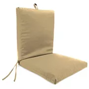 Jordan Manufacturing 21 x 44 French Edge Outdoor Chair Cushion