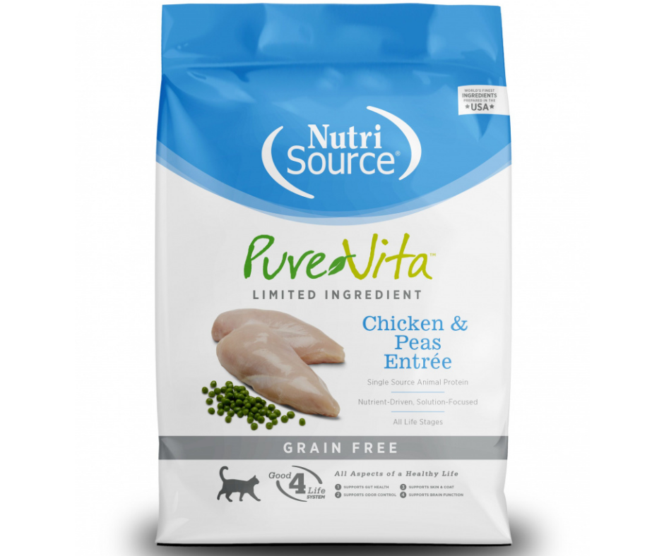 NutriSource Pure Vita - All Cat Breeds， All Life Stages Grain Free Chi