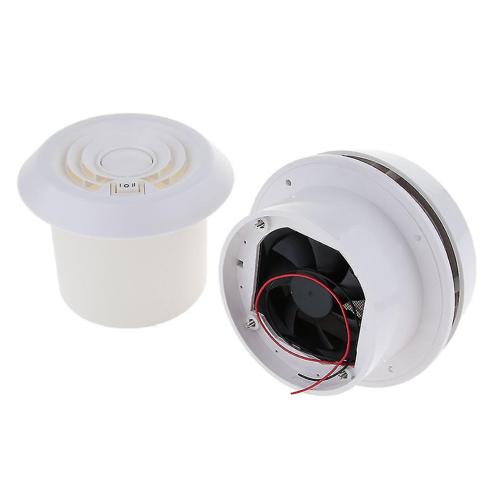 Boat Ceiling Exhaust Fan 60 Cfm Quiet Sound Air Vent Ventilation