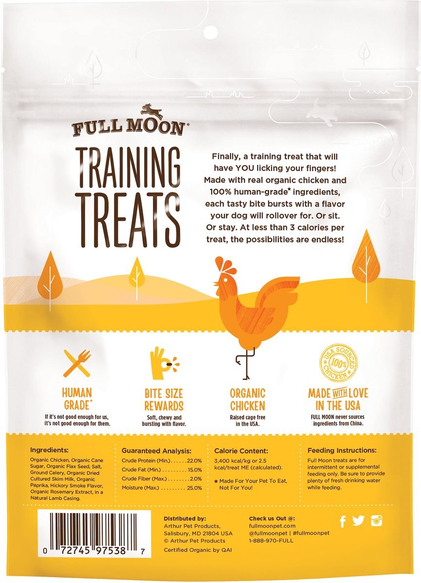 Full Moon Organic Chicken Training Grain-Free Dog Treats