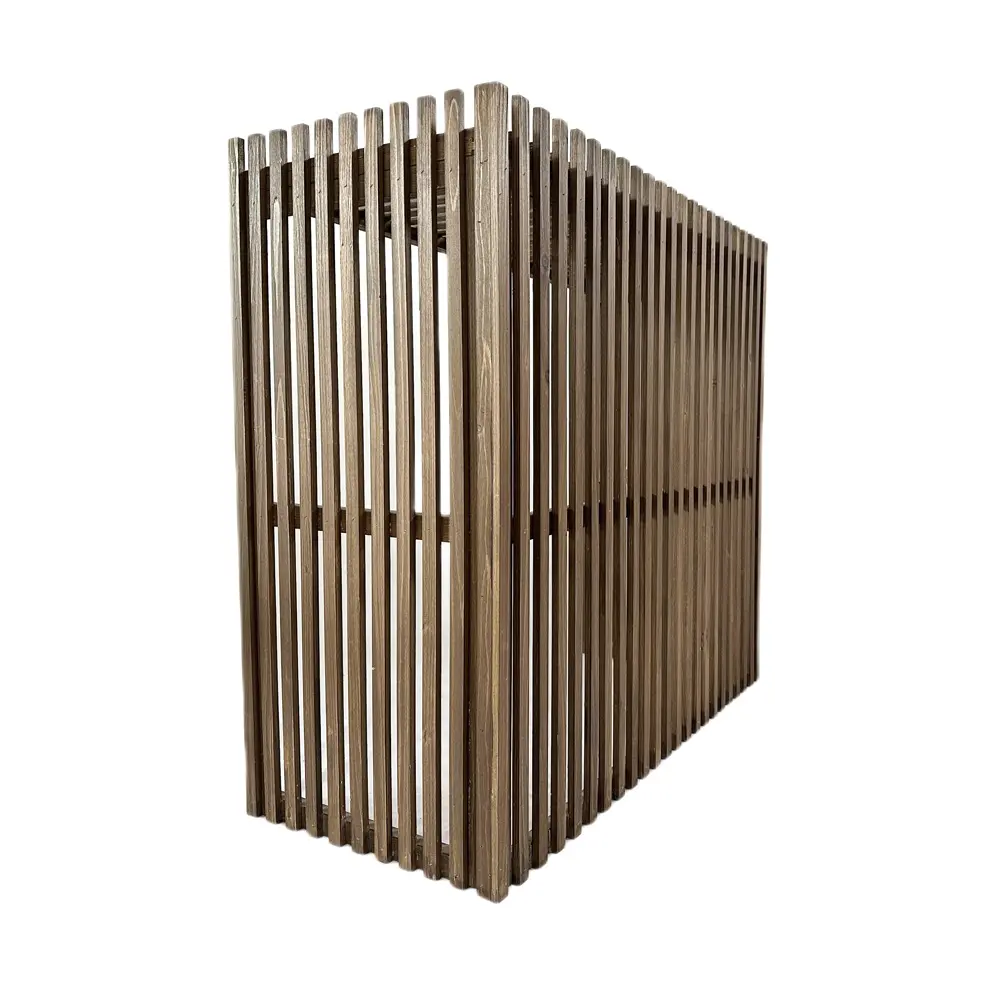 Factory direct supply lattice air conditioner cover outdoor wooden air conditioner cover