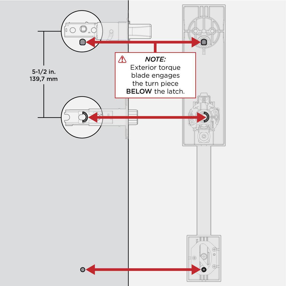 Kwikset Vancouver Matte Black Single Cylinder Low Profile Handleset with Halifax Lever Featuring SmartKey Security 818VNHXHFLSQ514