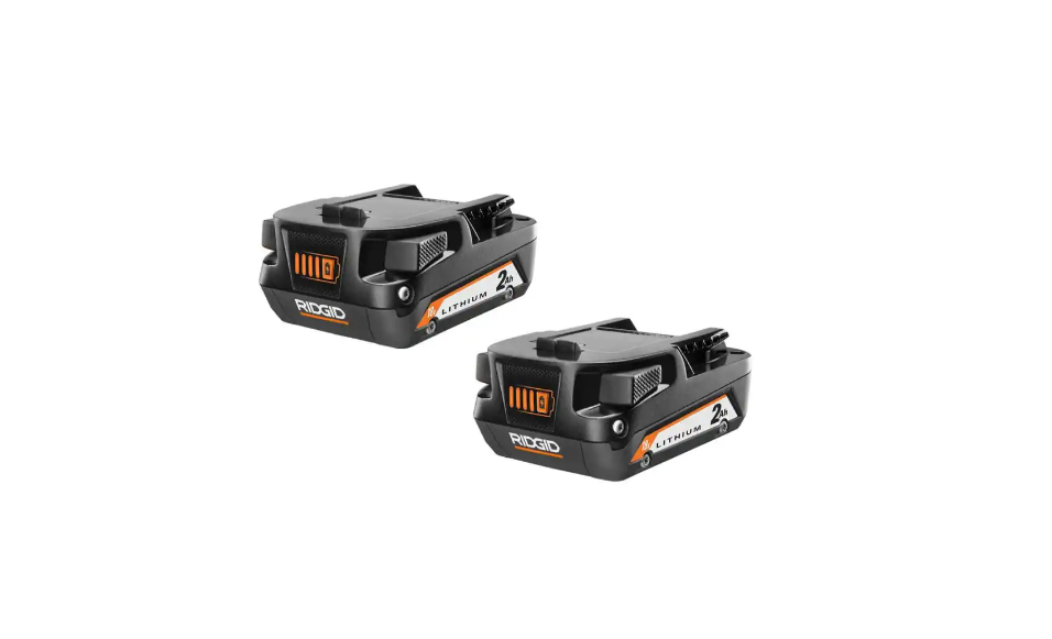 RIDGID AC8400802P 18V Compact Lithium-Ion Battery ( 2-Pack)