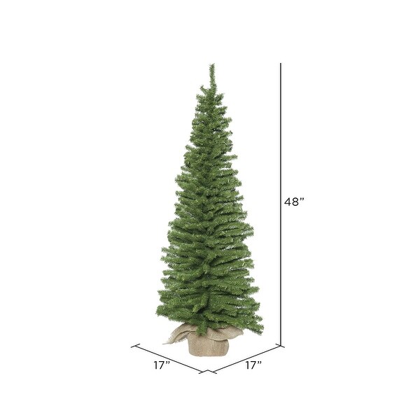 Vickerman 48 Pine Artificial Christmas Tree，Unlit