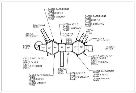 SportsPlay 911 135 Castle Model Playground