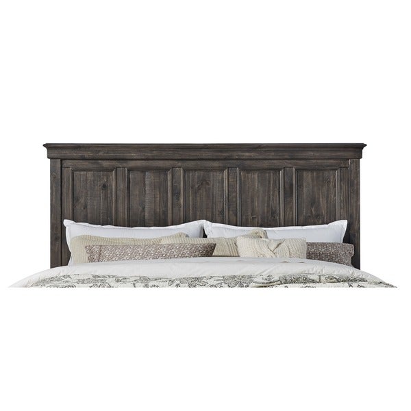 Carbon Loft Lily Wooden Black King Panel Bed Headboard - - 21906767