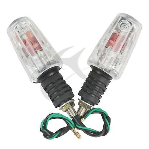 Born Pretty Motorcycle 10mm Front Or Rear Amber Turn Signal Indicator Light Lamps Bulb Universal