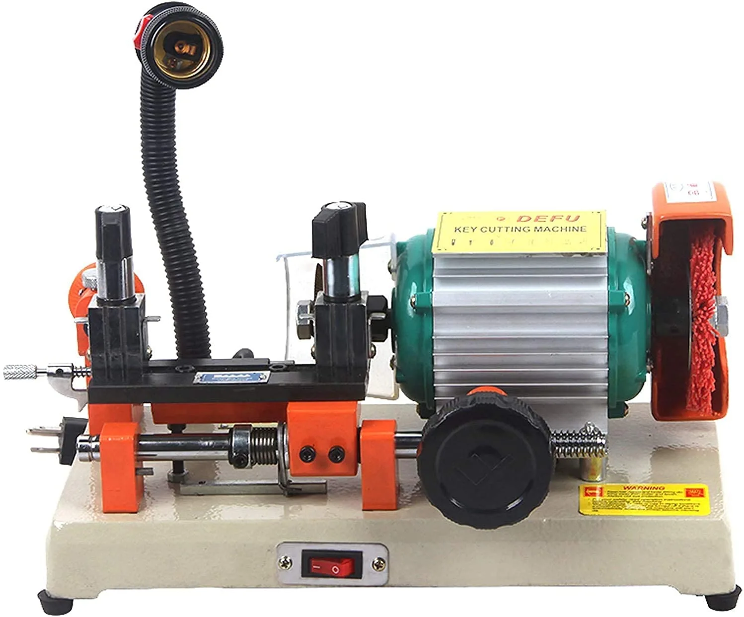 Slsy 110V Key Duplicating Cutting Machine， for 5 Types Models， Hand-Driven/ Automatic Duplicator Copy Machine Cutter Cutting Machine， 120W