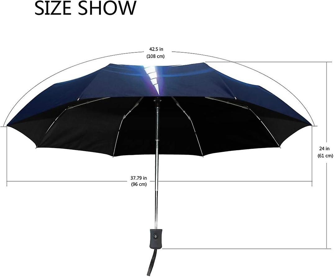 Travel Umbrella Automatic Windproof Foldable Umbrella Unicorn Head